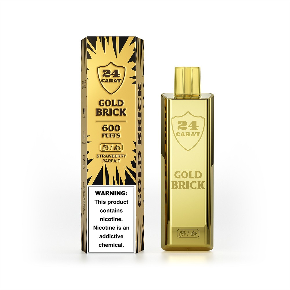 Wholesale Gold Bar 600 Puff Disposable Vape